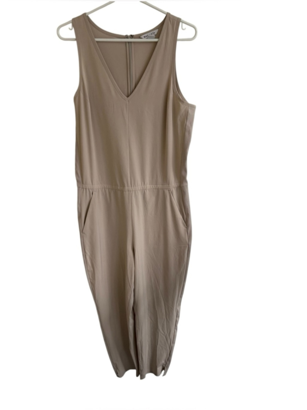 Athleta Brooklyn Jumpsuit in Colour Abalone (Cream) Sz 12